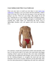 A new fashion trend - Men’s Lace Underwear.pdf