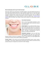Why Should People Prefer To Go For Dental Cleaning.pdf